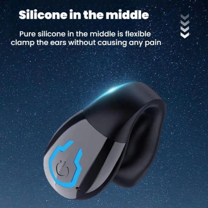 Bluetooth Earpiece Single Ear Clip-On Non-Intrusive Design Sports Headphones for Running – Bild 3