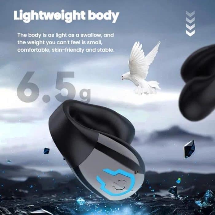Bluetooth Earpiece Single Ear Clip-On Non-Intrusive Design Sports Headphones for Running – Bild 9