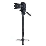 YUNTENG VCT-588 Camera Monopod 65-166cm Aluminum Alloy DSLR Tripod Stand With Hydraulic Ball Head – Bild 2
