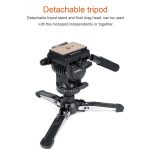 YUNTENG VCT-588 Camera Monopod 65-166cm Aluminum Alloy DSLR Tripod Stand With Hydraulic Ball Head – Bild 3