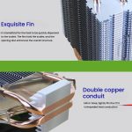 EVESKY CPU-Kühler, PC-Radiator, 1850–2200 U/min, leiser Lüfter für Intel LGA775/115x/1366 und AMD AM2/AM3-Sockel – Bild 6