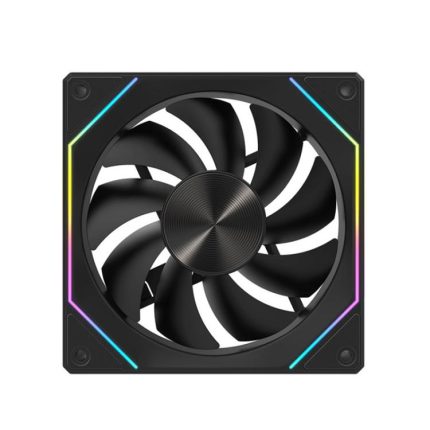 4RS 12cm Computer Case Fan with Infinity Mirror ARGB Thermal Control & Ultra Quiet Cooling