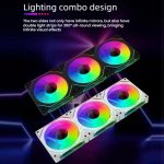 Prism 4RRO Computer Case Fan 12cm ARGB Sync PWM Quiet Cooling Fan – Bild 4