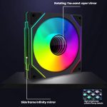 Prism 4RRO Computer Case Fan 12cm ARGB Sync PWM Quiet Cooling Fan – Bild 5