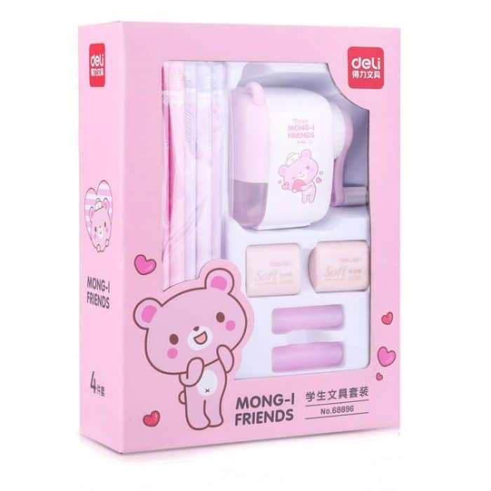TBD0605908101A.jpg Deli 68896 Student Stationery Gift Box Set Includes 12 Pencils + 2 Erasers + 1 Pencil Sharpener + 2 Pencil Grips – Bild 1