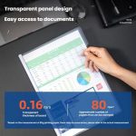 Deli 10pcs /Pack 5854 A4 Lever Arch File Binder With 9mm Spine Width - Holds Up To 80 Sheets – Bild 3