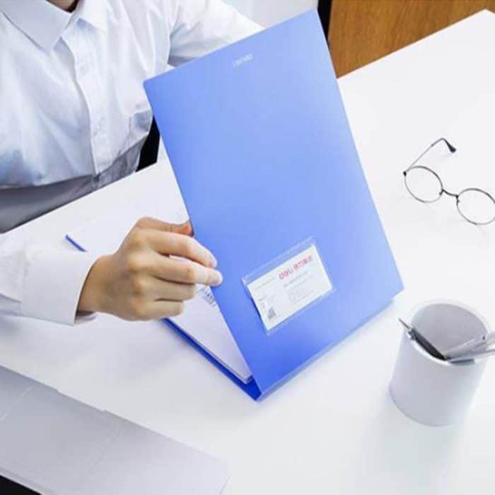 Deli 5333 A4 Hangable Clipboard File Folder With Clip Space-Saving Document Holder – Bild 3