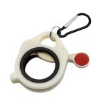 Night Light Tie Organizer Portable Hardware Tool Storage Device, White Organizer, White Organizer+10 Black Ties