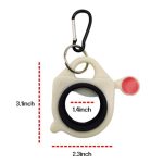 Night Light Tie Organizer Portable Hardware Tool Storage Device, White Organizer, White Organizer+10 Black Ties – Bild 2