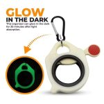 Night Light Tie Organizer Portable Hardware Tool Storage Device, White Organizer, White Organizer+10 Black Ties – Bild 3