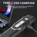 Mini Portable Self-Defense Three-Light Source Flashlight With Pen Clip – Bild 6