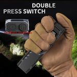 Mini Portable Self-Defense Three-Light Source Flashlight With Pen Clip – Bild 7