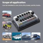 One In And One Out 12-Way Fuse Box LED Indicator With Sticker, ZH-1704B2 – Bild 11