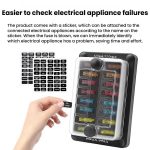 One In And One Out 12-Way Fuse Box LED Indicator With Sticker, ZH-1704B2 – Bild 8