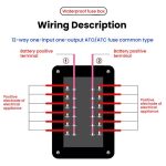 One In And One Out 12-Way Fuse Box LED Indicator With Sticker, ZH-1704B2 – Bild 9