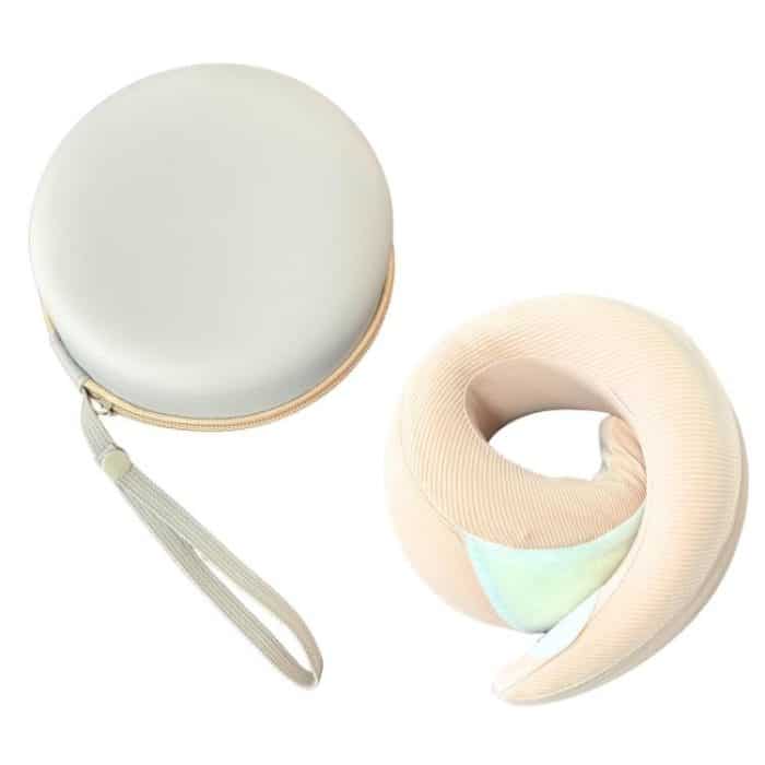 EVA U-shaped Pillow Memory Foam Pillow Storage Bag Portable Airplane Travel Headrest Storage Case – Bild 2