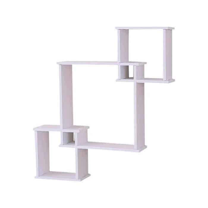 Wall Shelf 3 Square Rack Simple Display Rack Background Wall Decoration Shelf – Bild 1