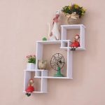 Wall Shelf 3 Square Rack Simple Display Rack Background Wall Decoration Shelf – Bild 2