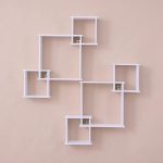 Wall Shelf 3 Square Rack Simple Display Rack Background Wall Decoration Shelf – Bild 5