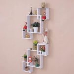 Wall Shelf 3 Square Rack Simple Display Rack Background Wall Decoration Shelf – Bild 6