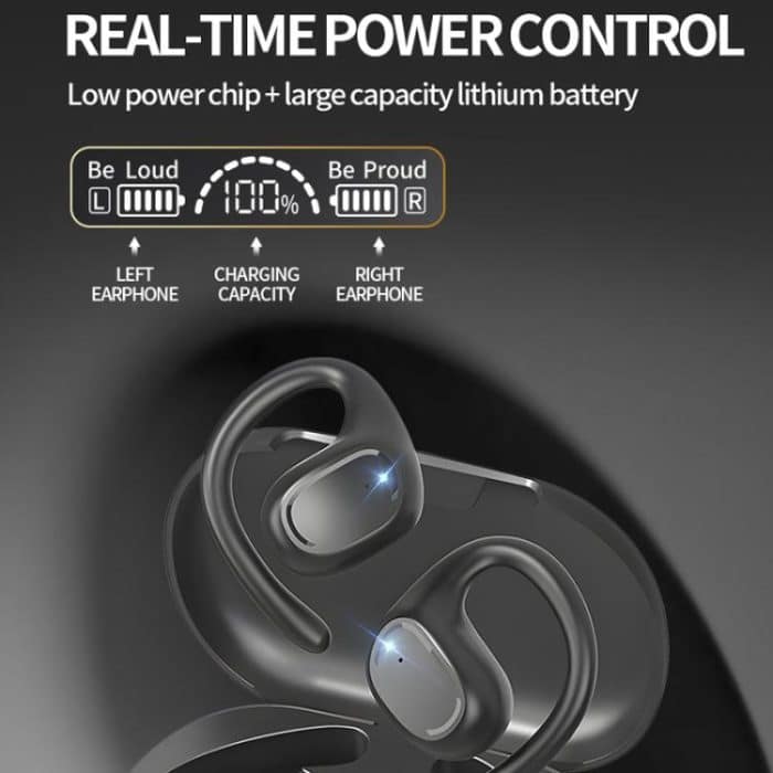 M200 Open-Ear Wireless Bluetooth Headphones Ear-Hook Earphone Waterproof Earpieces – Bild 9