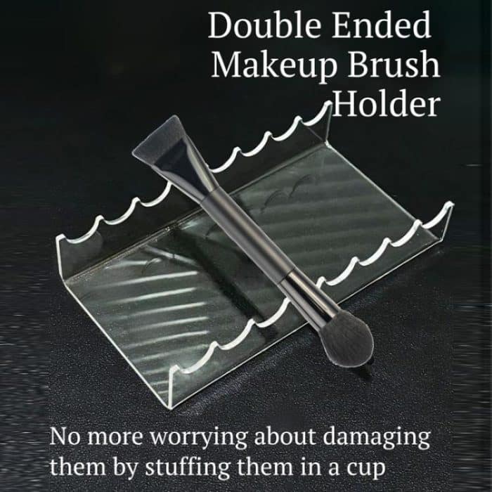 1pc Transparent Acrylic Makeup Brush Storage Display Stand, 1pc, 2pcs – Bild 3