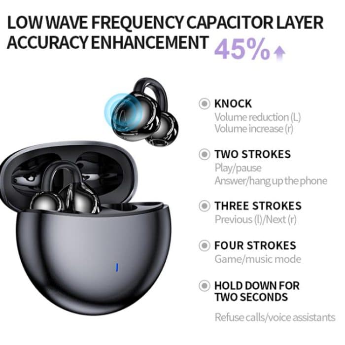 M300 Mini Invisible Clip-On Wireless Bluetooth Earbuds with Active Noise Reduction – Bild 10