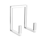 1pc Acrylic Book Picture Frame Plate Stand, 1pc, 2pcs