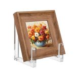 1pc Acrylic Book Picture Frame Plate Stand, 1pc, 2pcs – Bild 3