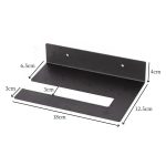 1pc Metal Skateboard Wall Display Rack For Garage Living Room, 1pc, 2pcs – Bild 2