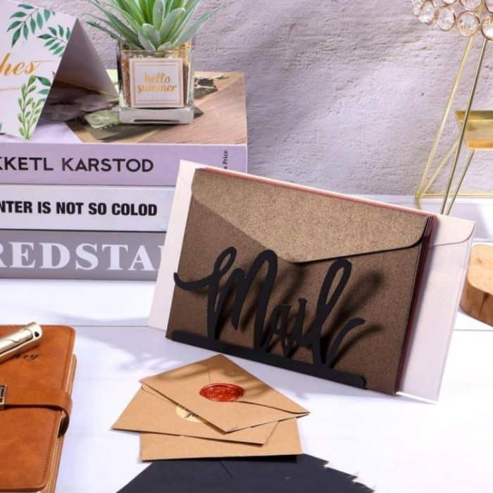 1pc Metal Mail Letter Storage Rack for Office Desks, 1pc, 2pcs – Bild 4