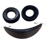 For Meze Audio 109 PRO Headphone Replacement Parts, 1pair Velvet Cloth Ear Pads, Leather Head Beam – Bild 2