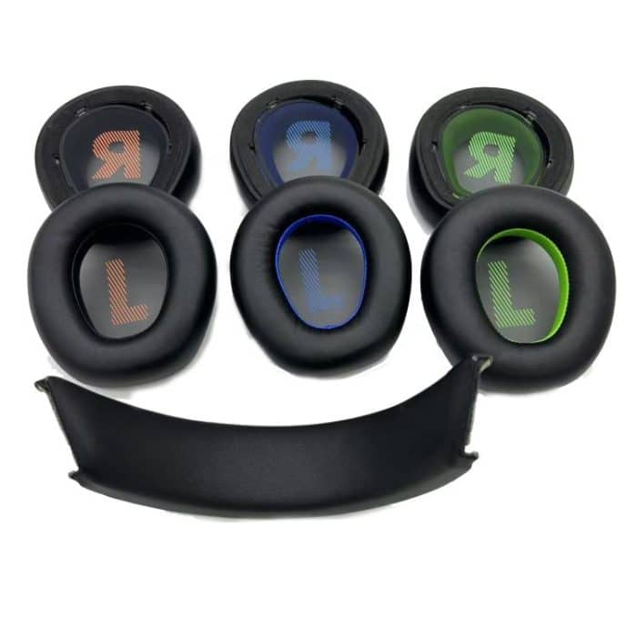 For JBL Q910 / Q910X / Q910P Headphones Accessories, 1pair Black Earpads, 1pair Black Green Earpads, 1pair Black Blue Earpads, Head Beam – Bild 2
