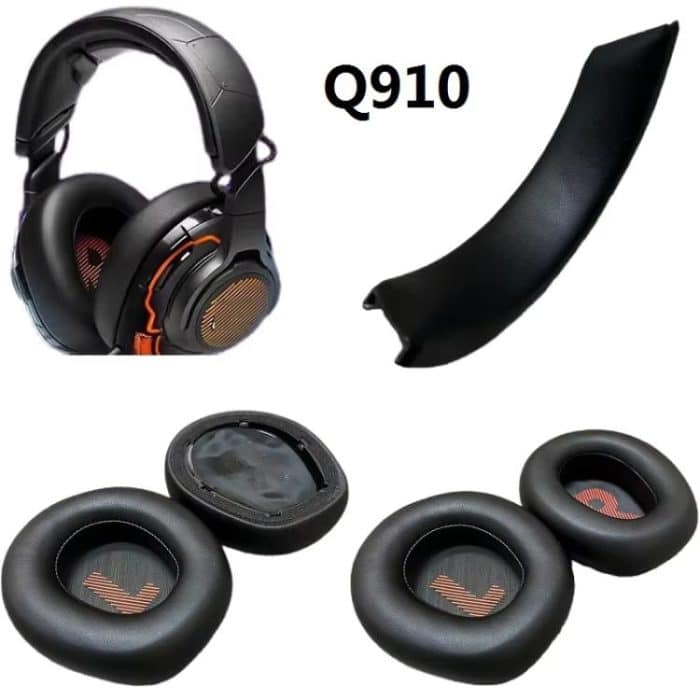 For JBL Q910 / Q910X / Q910P Headphones Accessories, 1pair Black Earpads, 1pair Black Green Earpads, 1pair Black Blue Earpads, Head Beam – Bild 3