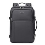 Wiersaam Men Anti-Theft Business Laptop Backpack 15.6 Inch Computer Bag With USB & Type-C Charging Ports, WA338353  Gray