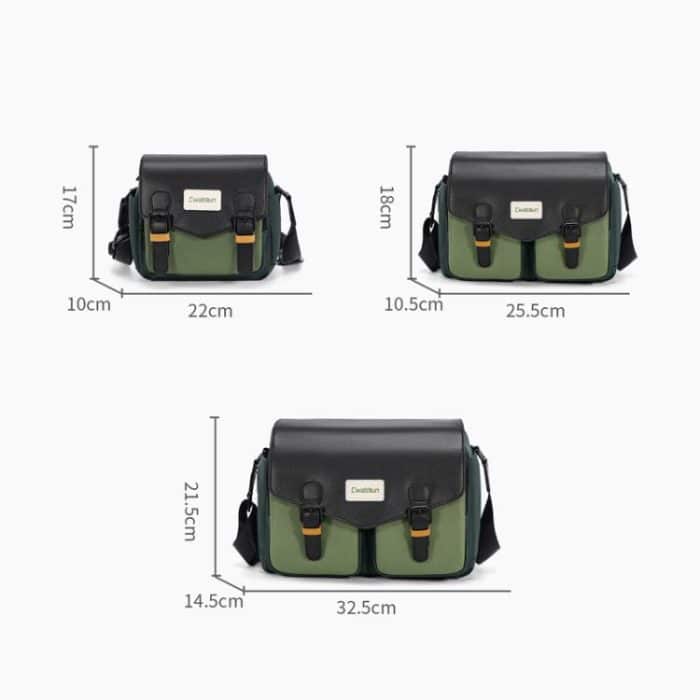 Shoulder Camera Bag Multi-functional Casual Color Clash Lightweight Storage Bag, Cwatcun D99 Small, Cwatcun D99 Medium, Cwatcun D99 Large – Bild 4