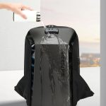 Wiersaam WY1350 Men Anti-Theft Business Backpack Laptop Bag For Travel With Password Lock, WY1350 Gray – Bild 7