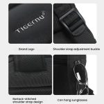 Men Expandable Waterproof Lightweight Laptop Backpack With Floating Zipper, Tigernu T-B9121  15.6 Inch, Tigernu T-B9121  17 Inch – Bild 11