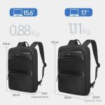 Men Expandable Waterproof Lightweight Laptop Backpack With Floating Zipper, Tigernu T-B9121  15.6 Inch, Tigernu T-B9121  17 Inch – Bild 12