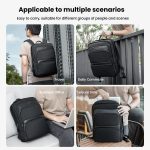 Men Expandable Waterproof Lightweight Laptop Backpack With Floating Zipper, Tigernu T-B9121  15.6 Inch, Tigernu T-B9121  17 Inch – Bild 5