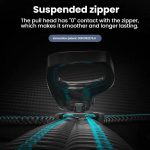 Men Expandable Waterproof Lightweight Laptop Backpack With Floating Zipper, Tigernu T-B9121  15.6 Inch, Tigernu T-B9121  17 Inch – Bild 8