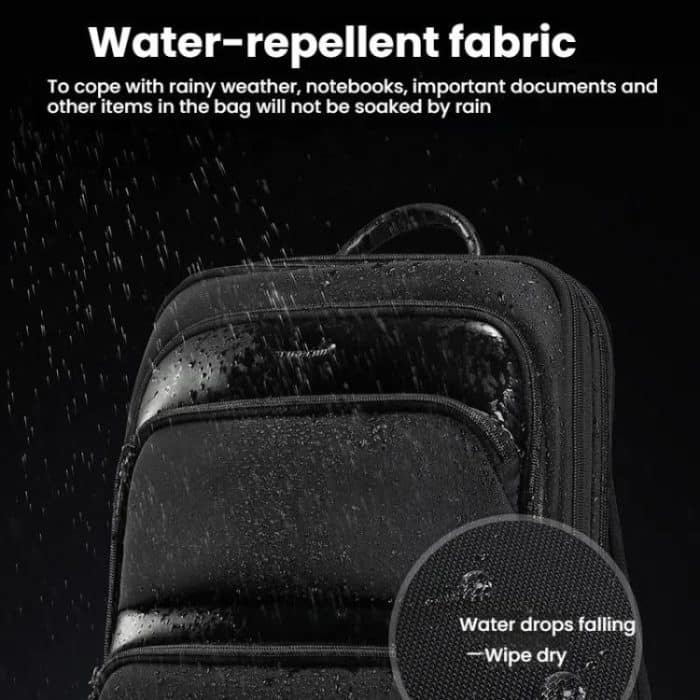 Men Expandable Waterproof Lightweight Laptop Backpack With Floating Zipper, Tigernu T-B9121  15.6 Inch, Tigernu T-B9121  17 Inch – Bild 10