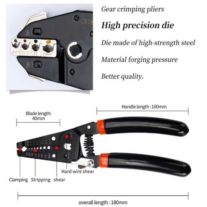Quick Change Nine Inch Crimping Pliers Toolbox Combo Set, 7pcs / Set – Bild 6