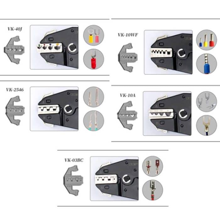 Quick Change Nine Inch Crimping Pliers Toolbox Combo Set, 7pcs / Set – Bild 8