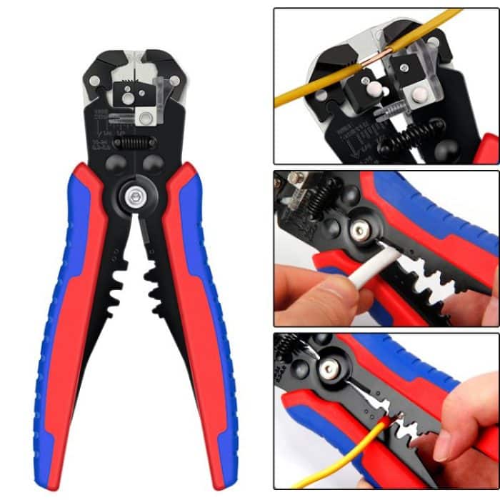 D2 Automatic Multifunctional Crimping And Stripping Pliers Portable Electrician Wire Tools – Bild 6