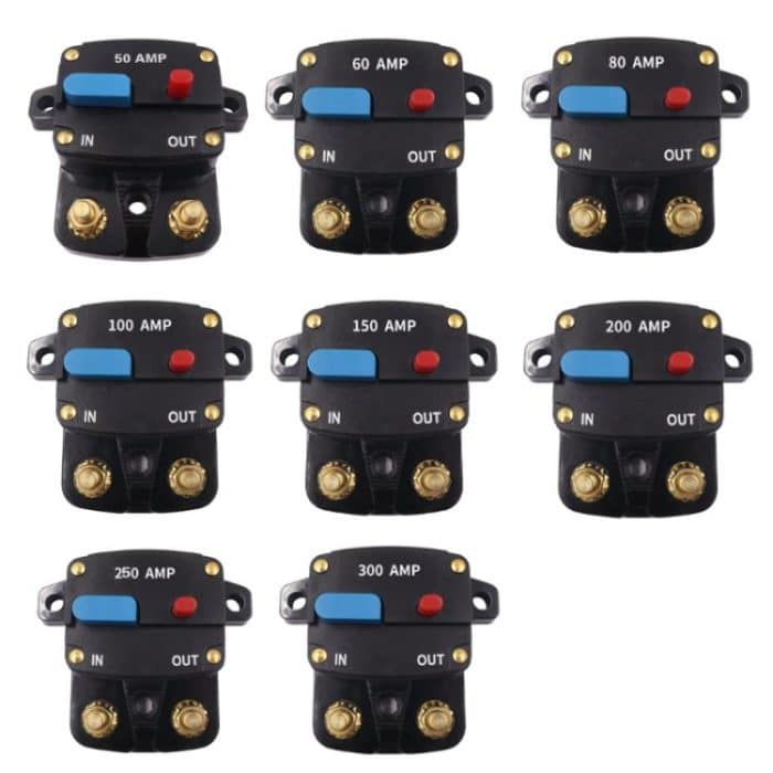Car Audio Recovery Fuse Switch Current Short Circuit Overload Protection Circuit Breaker, 50A, 60A, 80A, 100A, 150A, 200A, 250A, 300A – Bild 2
