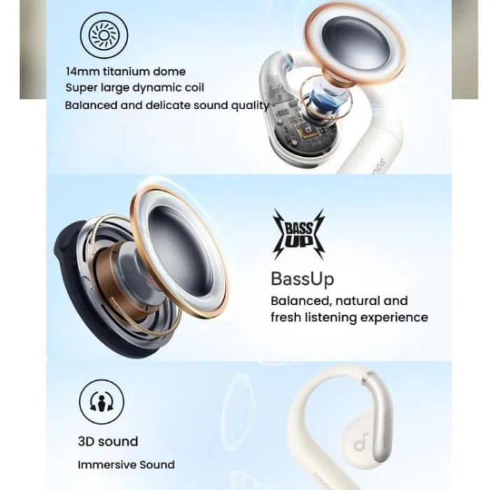 ANKER A3872 Soundcore AeroFit Open Comfort Wear Wireless Bluetooth Earphones – Bild 6