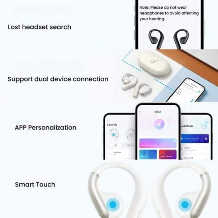 ANKER A3872 Soundcore AeroFit Open Comfort Wear Wireless Bluetooth Earphones – Bild 10