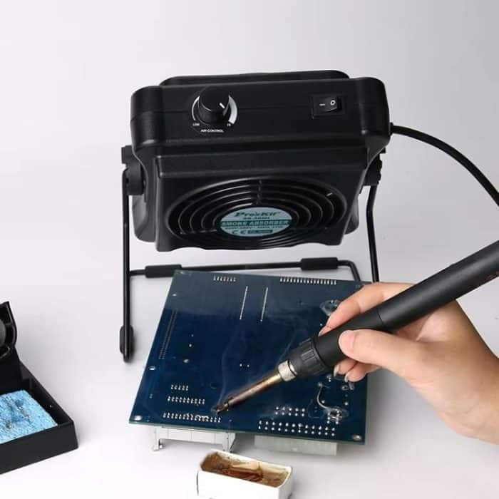 ProsKit SS-595H Lötrauchabsaugung mit Blasen/Absaugen, verstellbare Wand-/Tischhalterung - – Bild 3