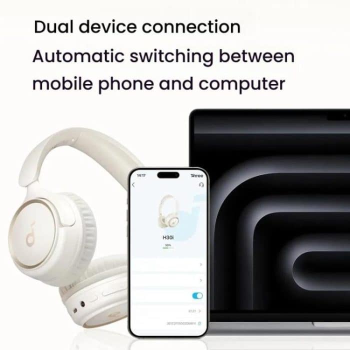 Soundcore H30i A3012 Headband Wireless Bluetooth Headset – Bild 11